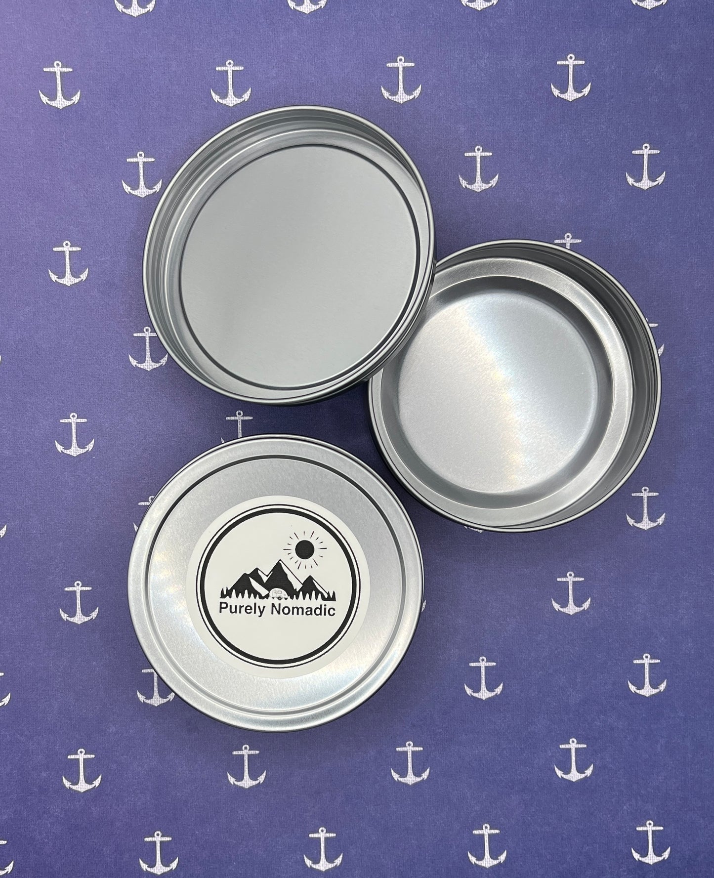 ACCESSORY - Screw Top Storage Tin for Round Soap (including Shaving)